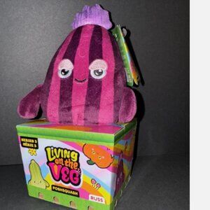 NEW-Living On The Veg Plush Toy MONIQUE #40 Poshsquash Plush Russ Series 3 2023